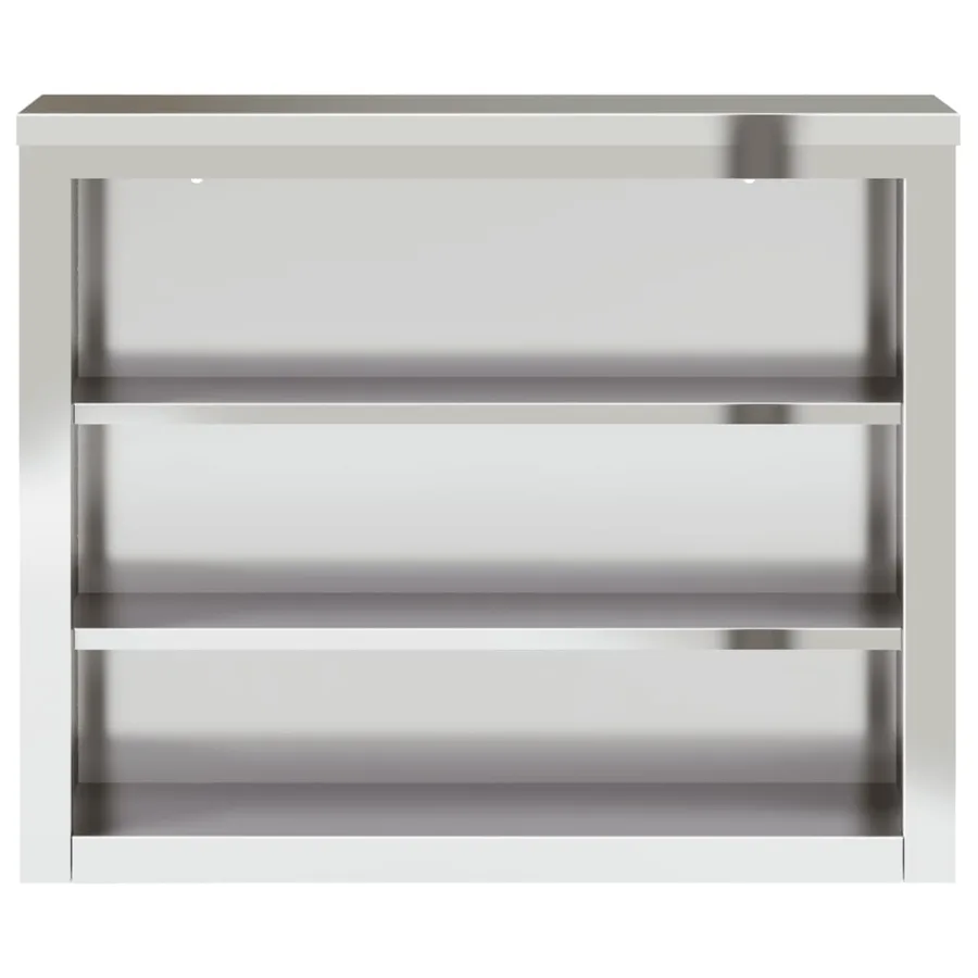 Armoire murale de cuisine avec étagères acier inoxydable - 5
