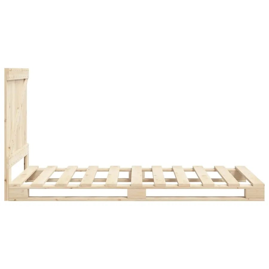 Cadre de lit sans matelas avec tête de lit 90x200 cm - 8