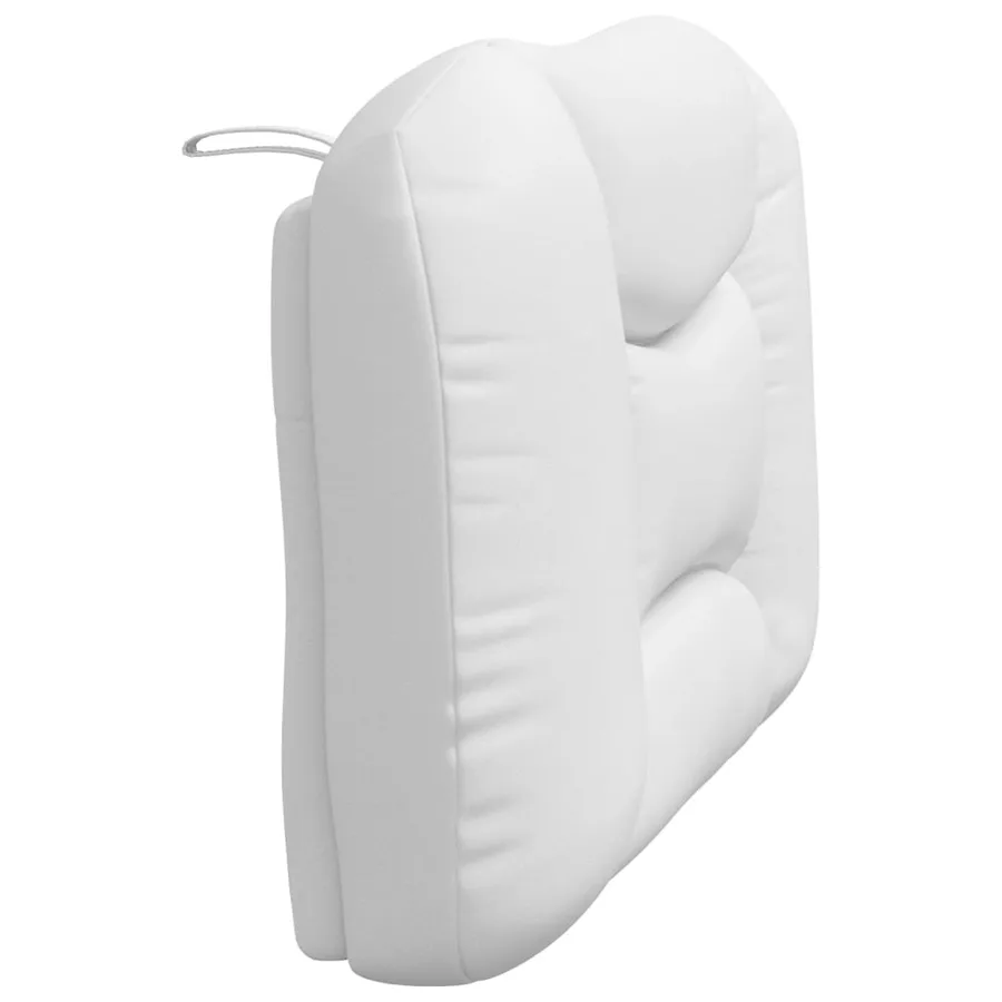 Coussin de tête de lit Hvar blanc 80 cm similicuir - 6