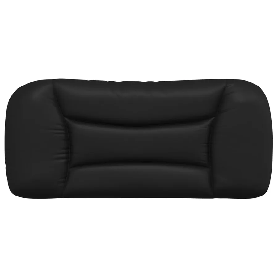 Coussin de tête de lit Hvar noir 90 cm similicuir - 5