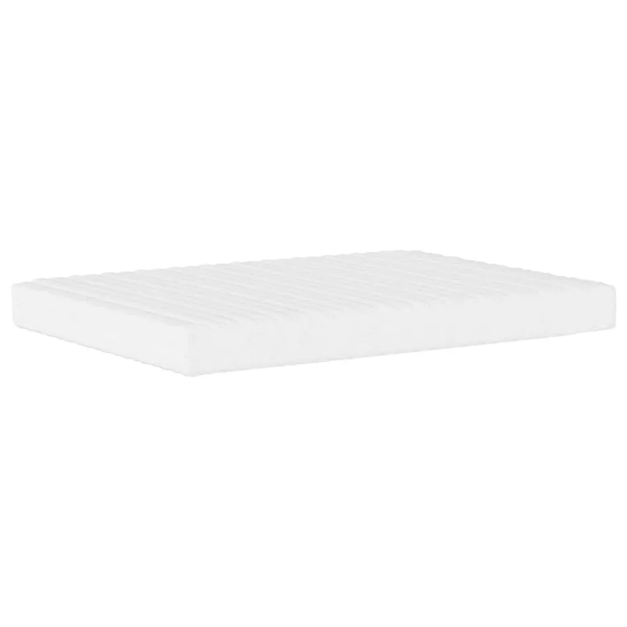 Lit avec matelas Hvar noir 140x200 cm tissu - 8