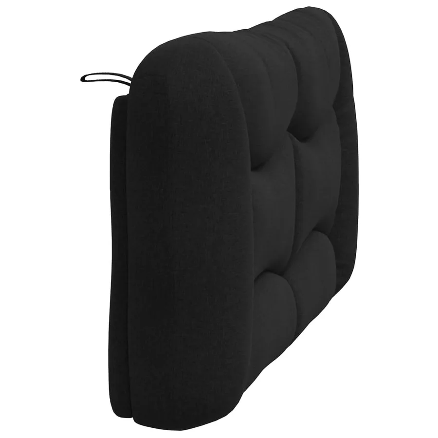 Coussin de tête de lit Hvar noir 140 cm tissu - 6