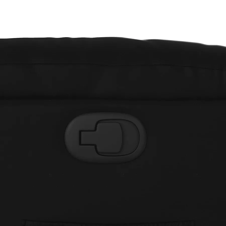 Fauteuil inclinable Noir Similicuir - 12