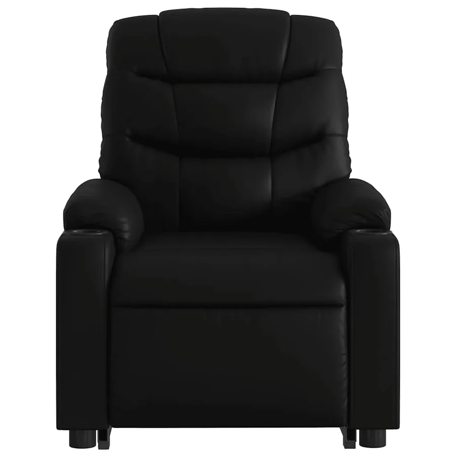 Fauteuil inclinable Noir Similicuir - 9