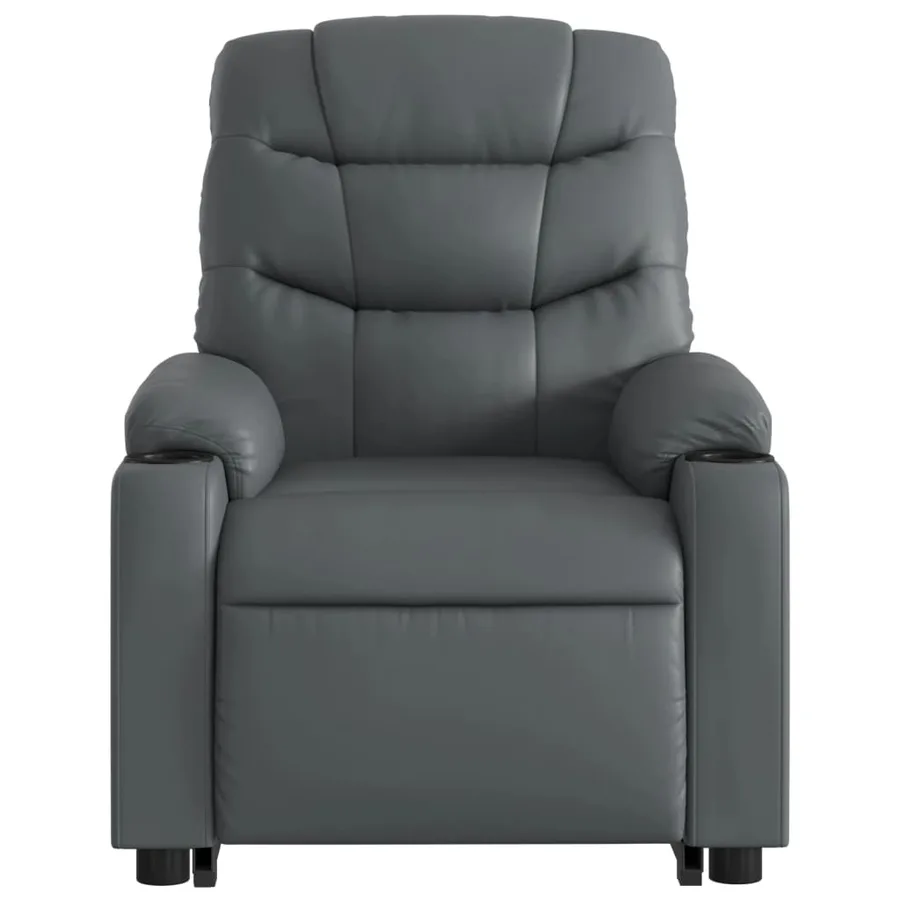 Fauteuil inclinable Gris Similicuir - 9