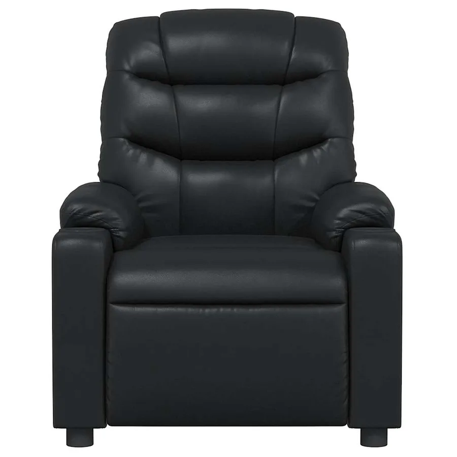 Fauteuil inclinable Noir Similicuir - 6