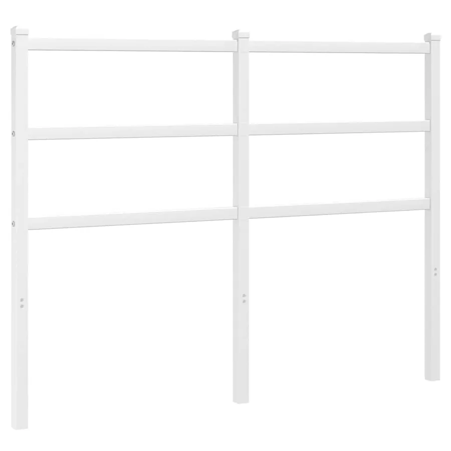 Tête de lit de remplacement métal blanc 120 cm - 2