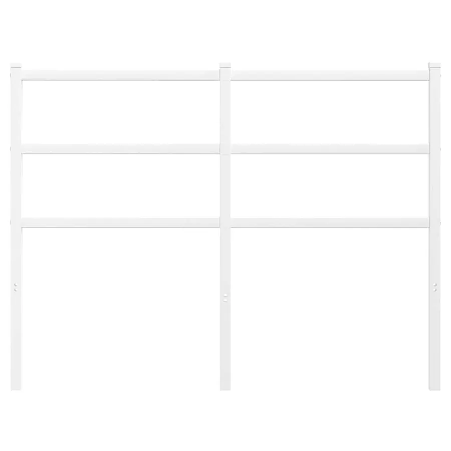 Tête de lit de remplacement métal blanc 120 cm - 3