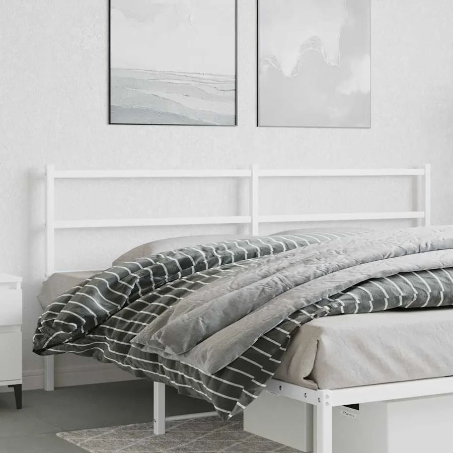 Tête de lit de remplacement métal blanc 193 cm