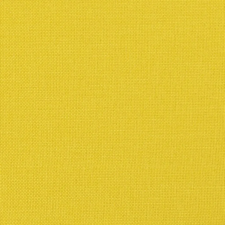 Canapé à 2 places Jaune clair 120 cm Tissu - 7