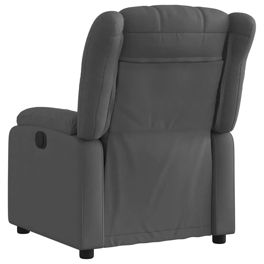 Fauteuil inclinable Gris foncé Tissu - 3