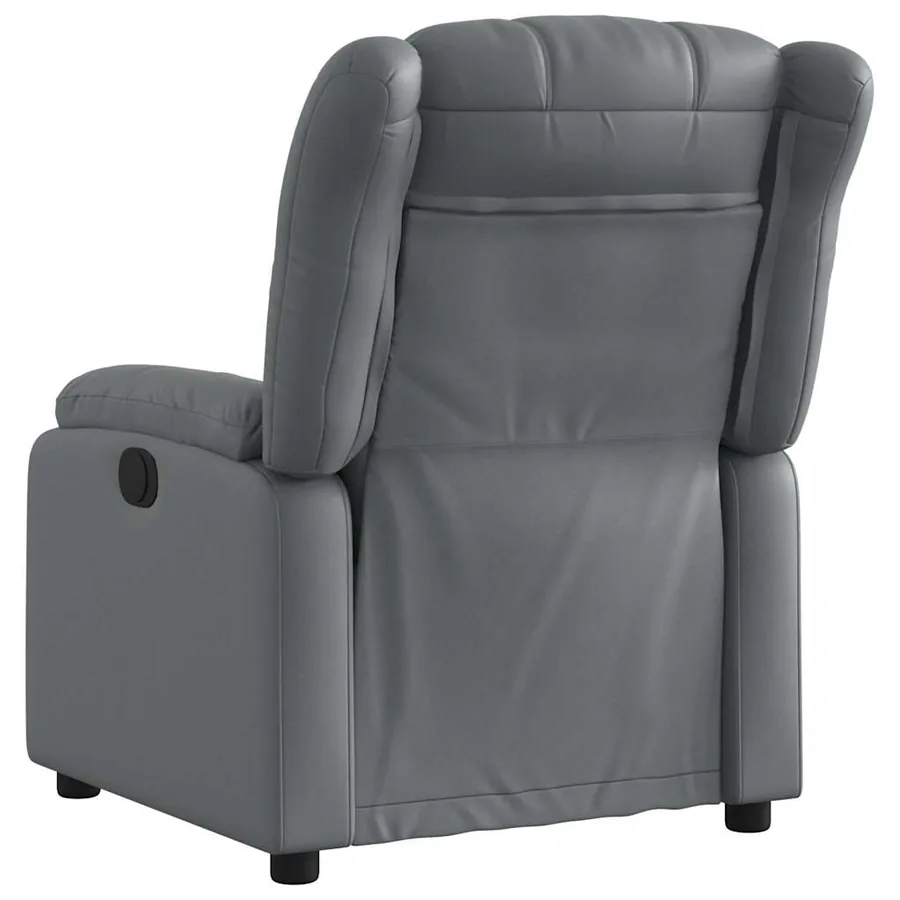 Fauteuil inclinable Gris Similicuir - 3