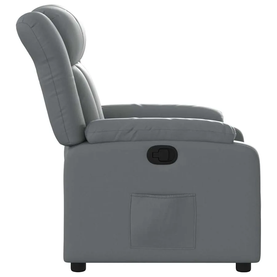 Fauteuil inclinable Gris Similicuir - 7