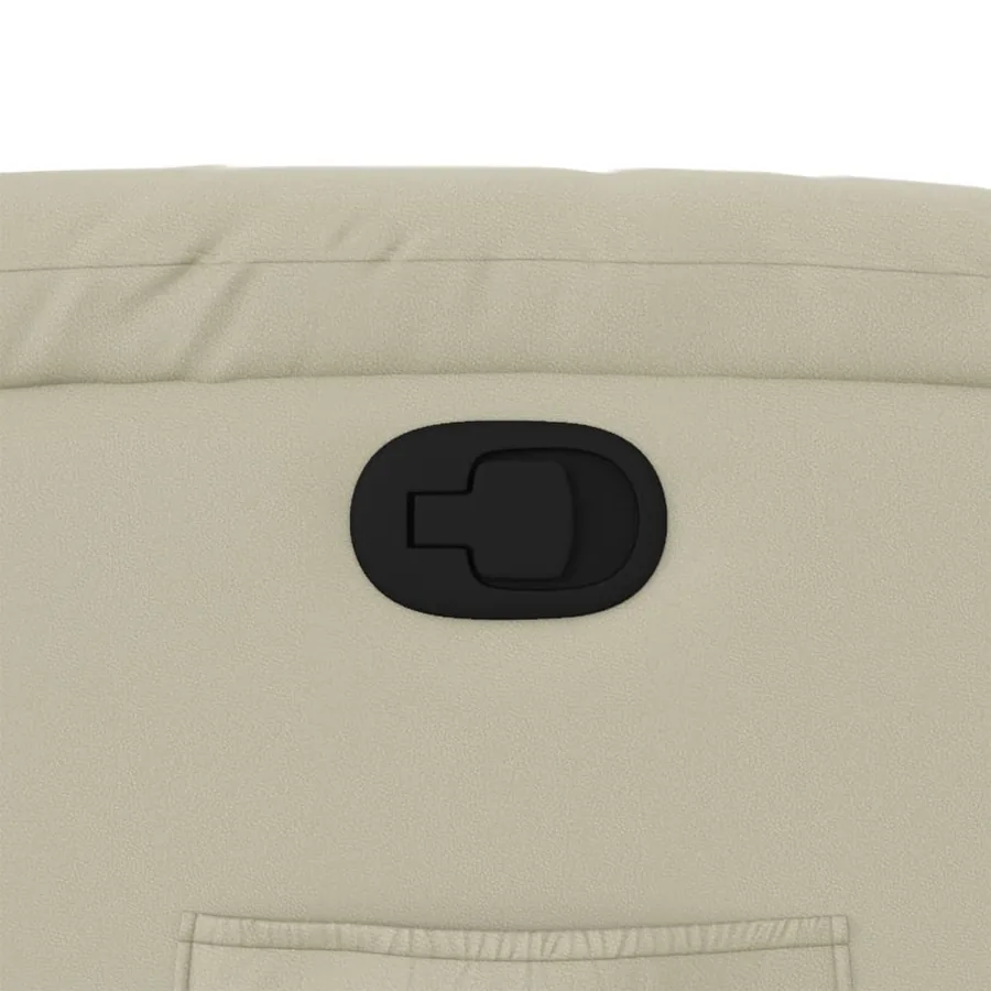 Fauteuil inclinable Crème Similicuir - 9