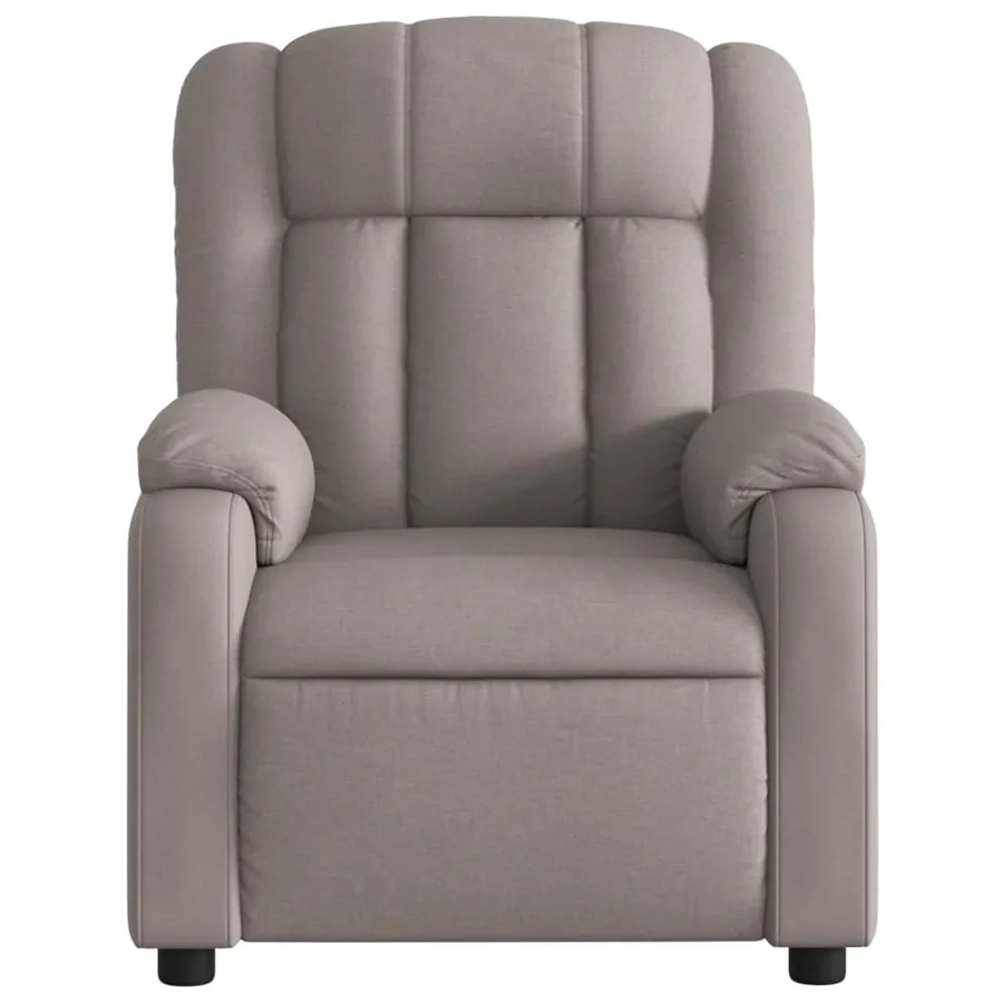 Fauteuil inclinable Taupe Tissu - 6