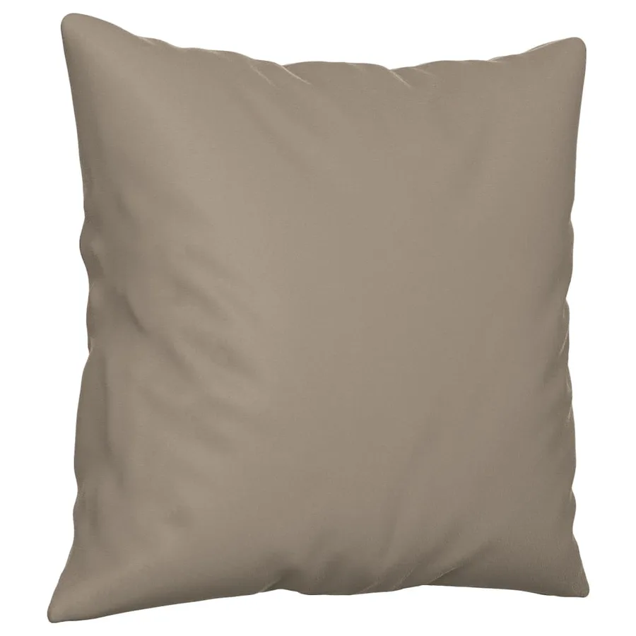 Ensemble de canapés 3 pcs avec coussins Taupe Tissu microfibre - 6