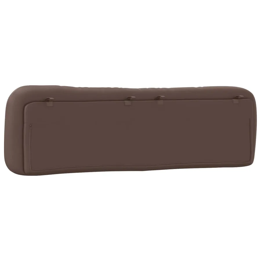 Coussin de tête de lit Hvar marron 180 cm similicuir - 7