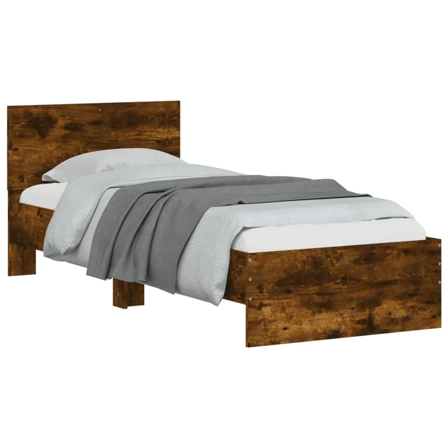 Cadre de lit sans matelas avec lumières LED 90x200 cm - 5