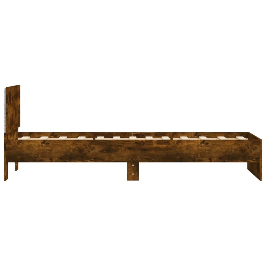 Cadre de lit sans matelas avec lumières LED 90x200 cm - 8