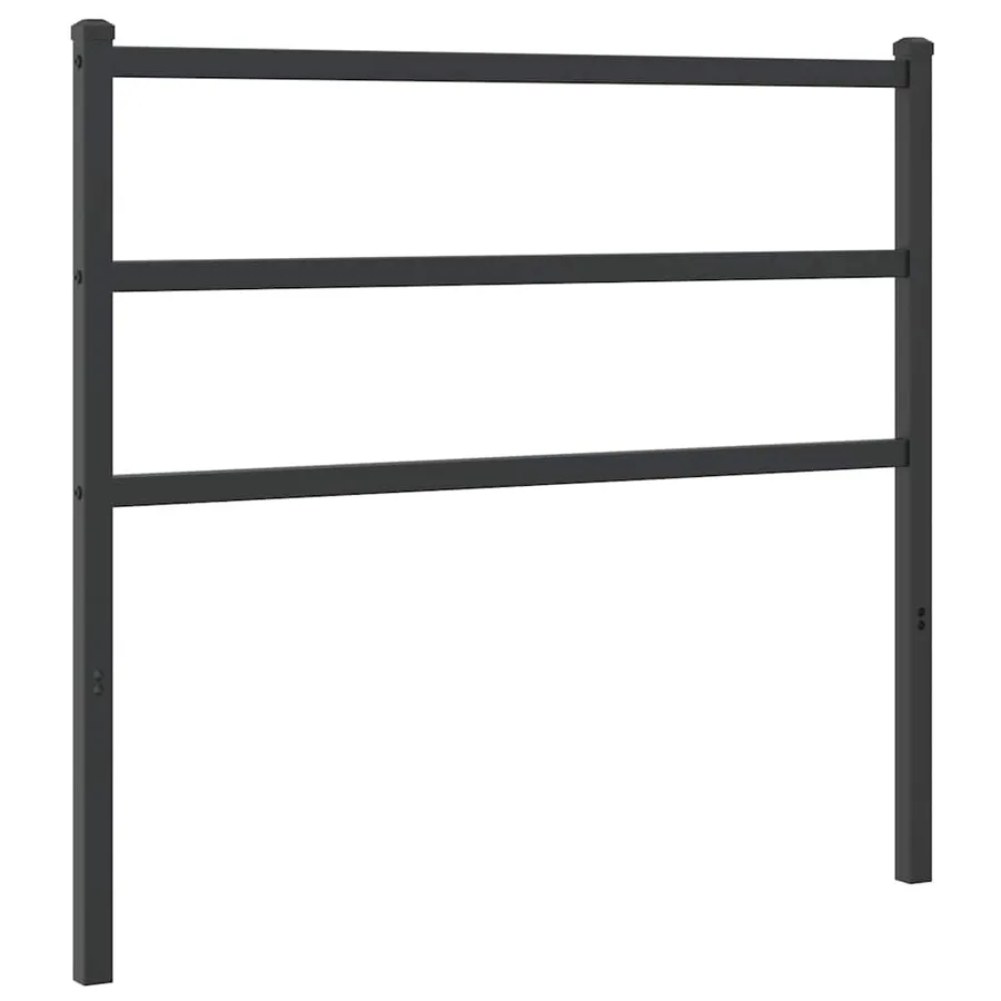 Tête de lit de remplacement métal noir 107 cm - 2