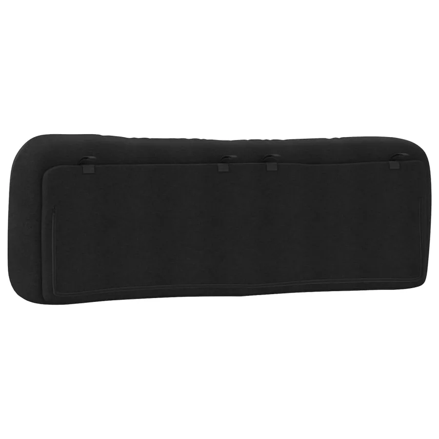 Coussin de tête de lit Hvar noir 160 cm tissu - 7