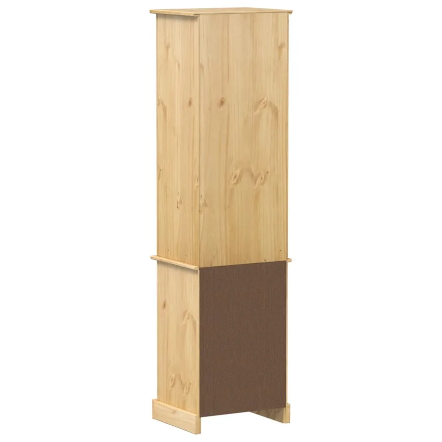 Armoire de salle de bain Corona 50x40x185 cm bois de pin massif - 6