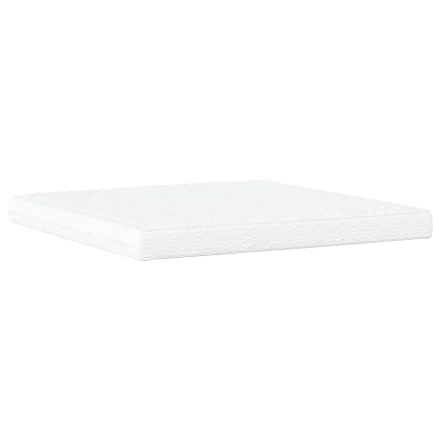Lit avec matelas Dover blanc 200x200 cm similicuir - 5