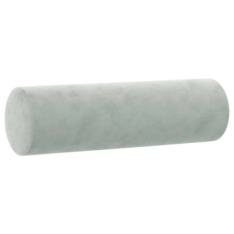 Ensemble de canapés 2 pcs avec coussins gris clair velours - 6