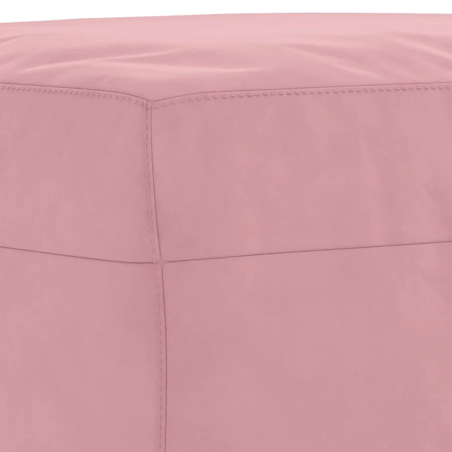 Ensemble de canapés 3 pcs rose velours - 7