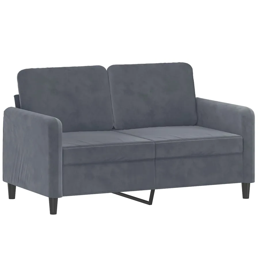Ensemble de canapés 3 pcs gris foncé velours - 4