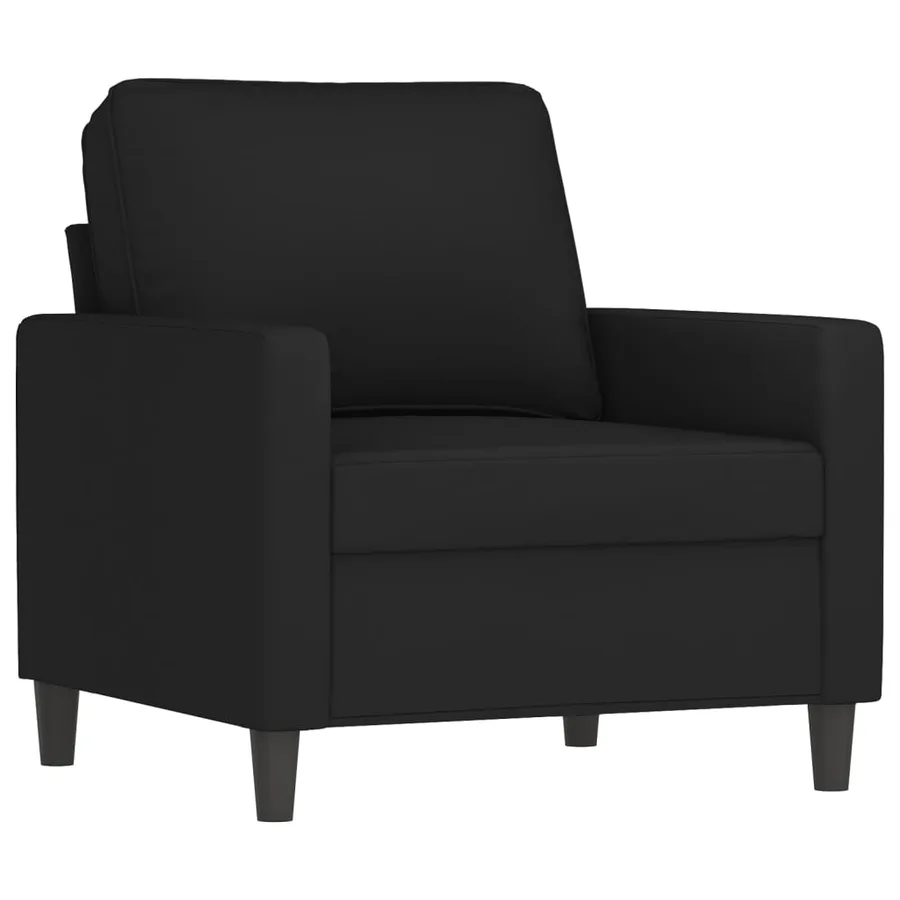 Ensemble de canapés 4 pcs noir velours - 3