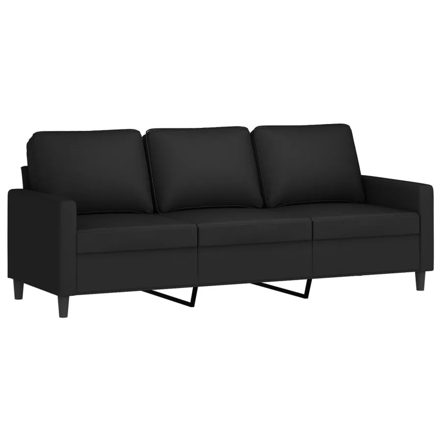 Ensemble de canapés 4 pcs noir velours - 5
