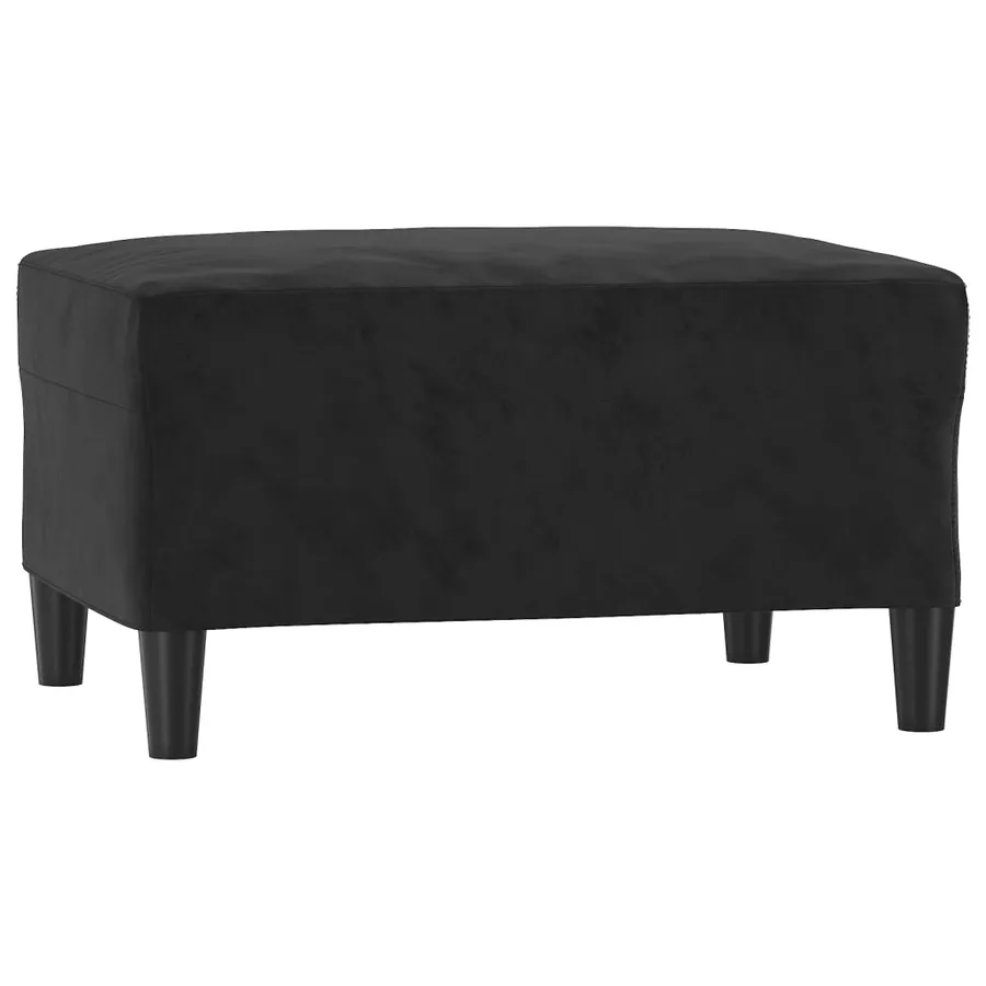Ensemble de canapés 4 pcs noir velours - 6