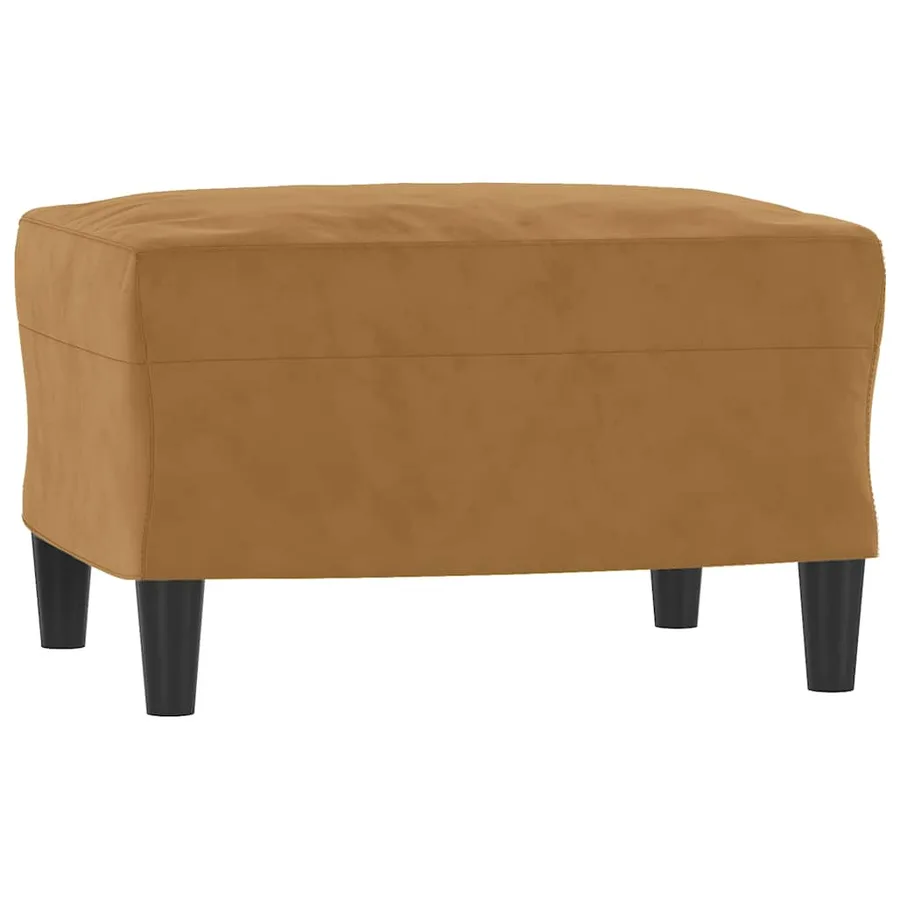 Ensemble de canapés 3 pcs marron velours - 5