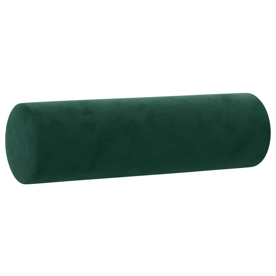 Ensemble de canapés 2 pcs avec coussins vert foncé velours - 6