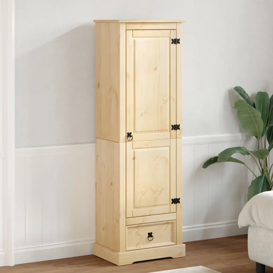 Garde-robe Corona 55x38x170 cm bois de pin massif - 3