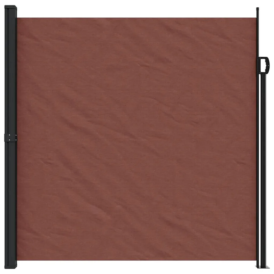Auvent latéral rétractable marron 200x300 cm - 3