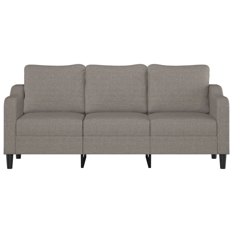 Canapé à 3 places Taupe 180 cm Tissu - 3