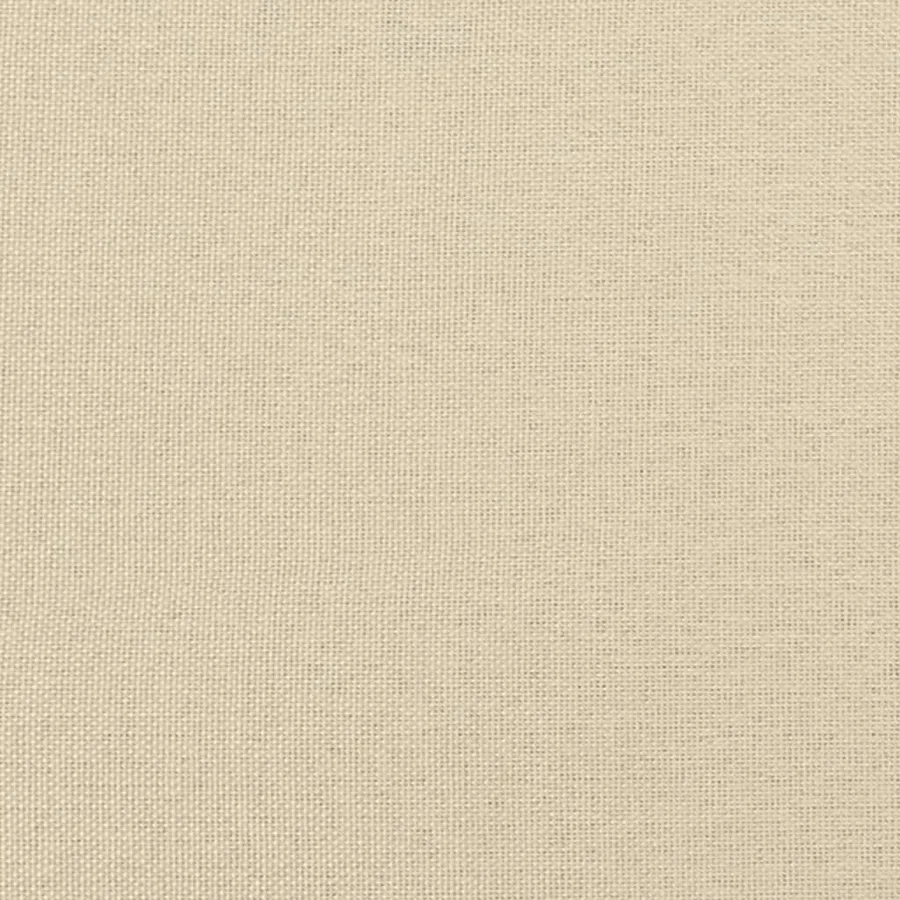 Ensemble de canapés 3 pcs avec coussins crème tissu - 9
