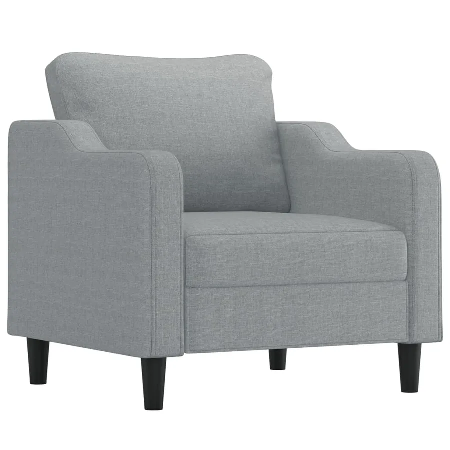Fauteuil Gris clair 60 cm Tissu - 2