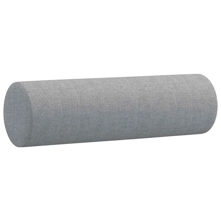 Ensemble de canapés 2 pcs coussins gris clair tissu - 6