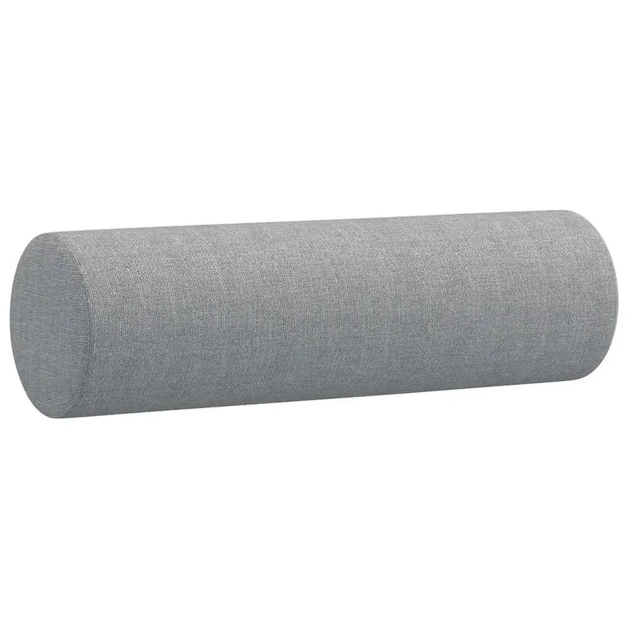 Ensemble de canapés 3 pcs coussins gris clair tissu - 8