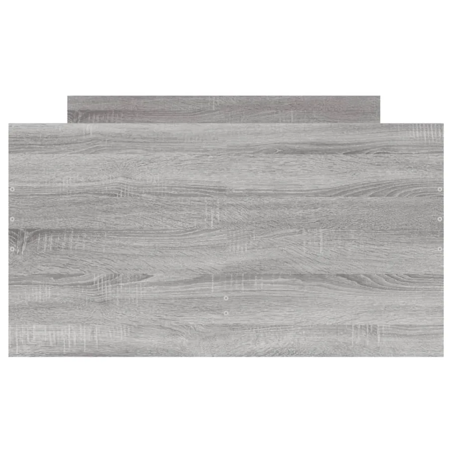 Cadre de lit avec tiroirs sans matelas sonoma gris 90x190 cm - 7