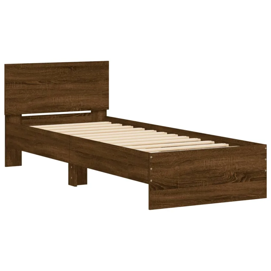Cadre de lit sans matelas avec tête de lit 90x190 cm - 3