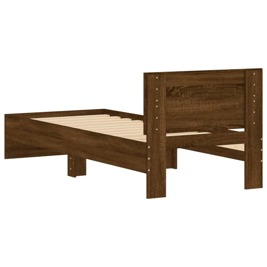Cadre de lit sans matelas avec tête de lit 90x190 cm - 7