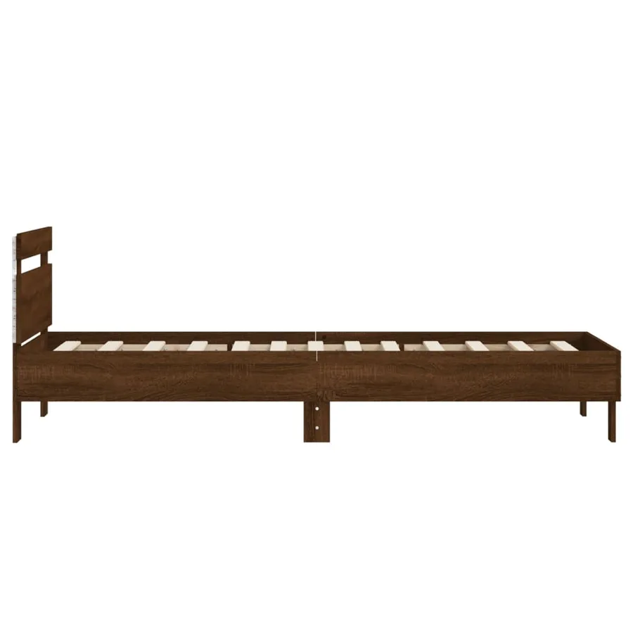 Cadre de lit sans matelas avec lumières LED 90x200 cm - 8