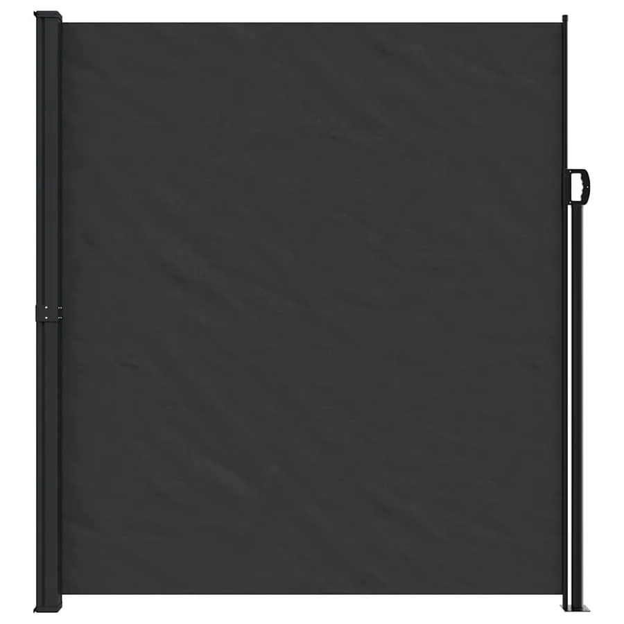 Auvent latéral rétractable noir 220x600 cm - 3