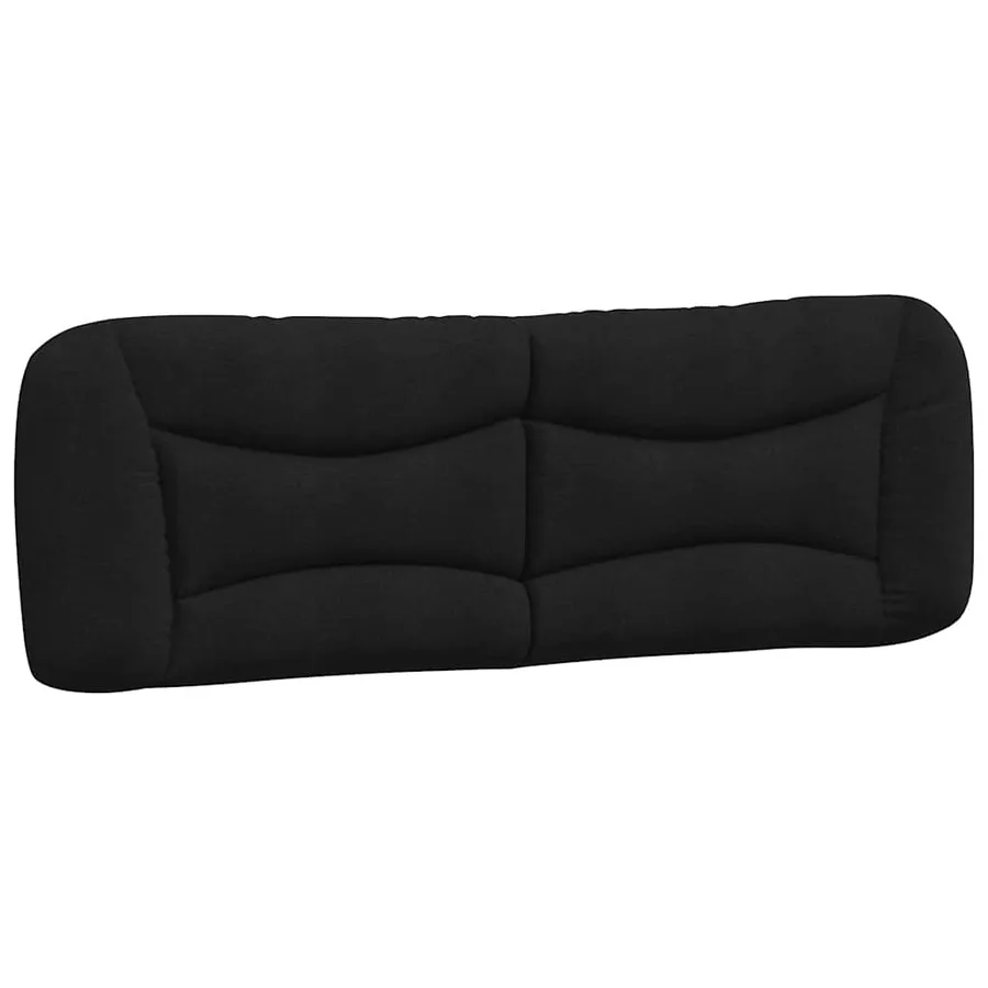 Cadre de lit sans matelas Hvar noir 160x200 cm tissu - 8