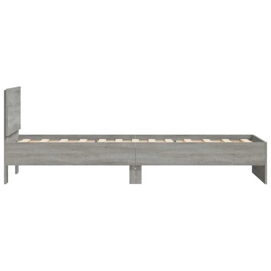 Cadre de lit sans matelas avec tête de lit 75x190 cm - 6