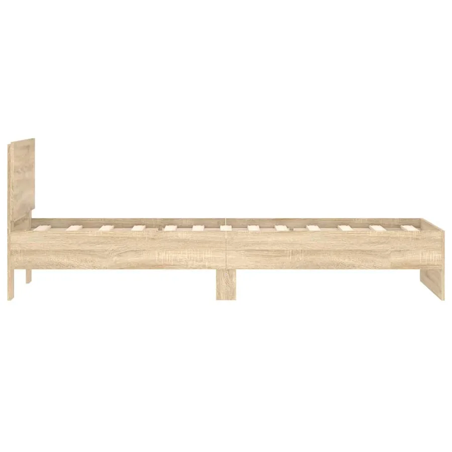 Cadre de lit sans matelas avec tête de lit 90x200 cm - 6